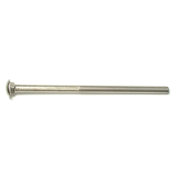 Midwest Fastener Carriage Bolt, Square Neck, 13 (Coarse), 10 in L, 18-8 Stainless Steel, 10 PK 54319 - main